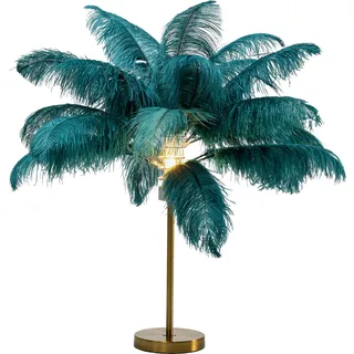 Kare Tischlampe Feather Palm Grün