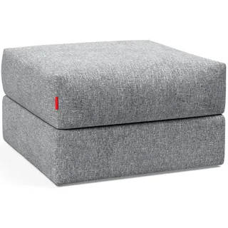 Innovation Living Hocker Cornila Polyester 75 x 45 x 75 cm Grau