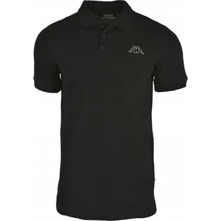 KAPPA MEN POLO SHIRT REGULAR FIT Herren Poloshirt - Schwarz