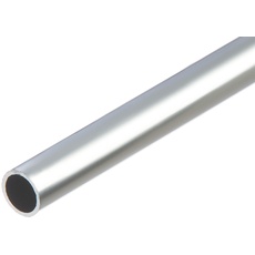 CEZAR Metall Aluminium Rundrohr Ø 10 mm | Länge: 1 M | Materialstärke: 1 MM| Konstruktionsrohr | ROH | BAUROHR | RUNDES ROHR
