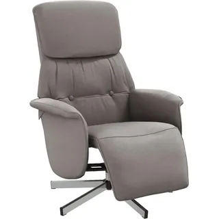 vidaXL Relaxsessel mit Fußteil Polyester 91 x 105 x 91 cm Schwarz