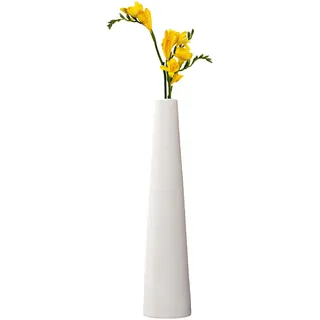 Blumenvase aus Keramik, konisch, 21,7 cm hoch, dekorative Blumenvase, konische Vase, Tischplatte, kleine schmale Halsvasen für Zuhause, Hochzeit, Tisch, Schlafzimmer, Wohnzimmer, Büro, Schreibtisch