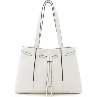 L.CREDI Schultertasche Rahmi Shopper Light Gray creme - Beige