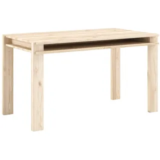 Esstisch KARUP DESIGN "Tuck Dining Table, mit Stauraum, aus FSC-zertifiziertem Massivholz", raw, B:75cm H:75cm T:134cm, 100% Kiefer, Tische, Esstisch, Platzsparender Esstisch, vielseitig einsetzbar, bis zu 6 Personen