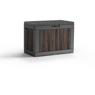 KETER Gartentruhe KENTWOOD 190L 82,3 x 57,7 cm Rosenholzoptik