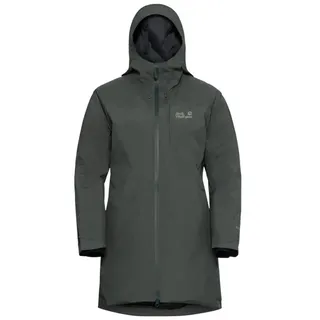 Jack Wolfskin Regenmäntel Damen Grün L