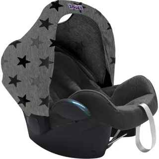 Dooky Sonnenverdeck für Babyschalen Grey Stars,