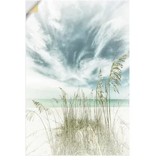 Artland Wandbild »Himmlische Stille am Strand Vintage«, Strandbilder, (1 St.), als Alubild, Outdoorbild, Leinwandbild, Poster, Wandaufkleber, weiß