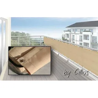 Floracord Balkonverkleidung 300 x 75 cm Beige Polyacryl