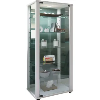 VCM Standvitrine Kavisa 50 x 38 x 0 cm Weiß