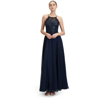 Vera Mont Abendkleid Rückenfrei Blau 38