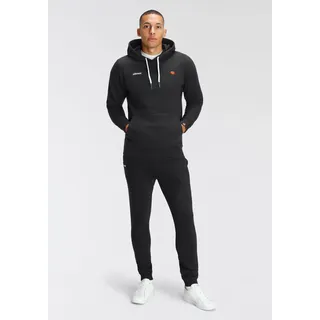 Jogginganzug ELLESSE, Herren, Gr. S, schwarz, Obermaterial: 80% Polyester, 20% Baumwolle, Sportanzüge Jogginganzug, zweiteiliges Set, für sportliche Aktivitäten und Freizeit