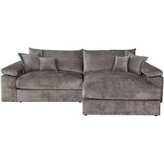 Home Affaire »Soft&Cosy XXL L-Form, B: 303 cm - OTTO. Verlässliche Qualität.« Mega-Sofa, Cord oder Chenille-Struktur, mit Federkern & 4 Zierkissen,