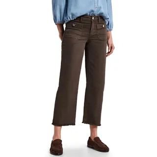 Street One Damen Mid Waist Straight Leg Jeans im Casual Fit 3818653