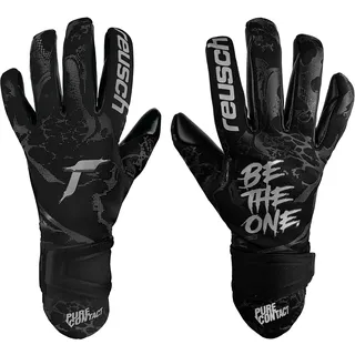 Reusch Torwarthandschuhe Pure Contact Infinity Junior mit sehr gutem Grip und Innennaht Schnitt, 4,