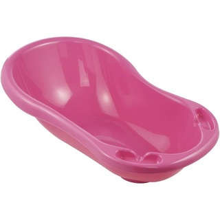 keeeper Ergonomische Babywanne, Ab 0 bis ca. 12 Monate, Little Duck Dekor, 84 cm, Wiktoria, Pink