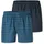Webboxer Web-Boxershorts 2er blau