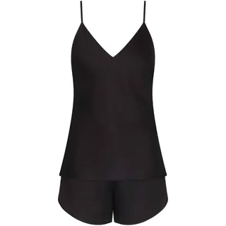 Triumph Damen Silky Sensuality PSW X Pajama Set, SCHWARZ, 44
