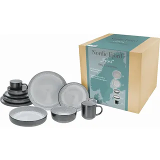 CreaTable Nordic Fjord Kombiservice 10-tlg. grau