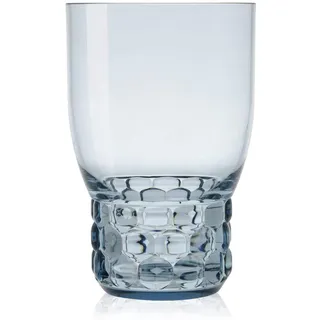 Kartell Jellies Family Tellern, tischtts, Gläsern, Schüsseln und Karaffen, Plastik, hell blau, 8.5 x 13 cm, 4