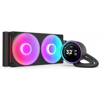 NZXT Kraken Elite RGB V2 280 (2024) - Schwarz mit RGB-Licht - CPU-Wasserkühlung - Max 30 dBA
