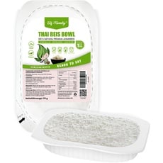 Elf-Family Instant Premium Jasmin Reis Bowl aus Thailand - Fertiggerichte für Mikrowelle in 1 Min - Superfoods [Diät-Box] - Vegane Lebensmittel Reis - Kalorienarme/Fettfrei- 1er Box