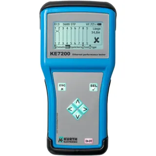 KURTH ELECTRONIC Kurth KE 7200 LAN/Netzwerk-Tester, Router