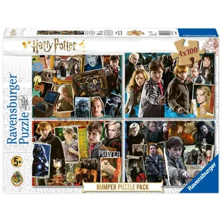 Ravensburger 06832 Harry Potter: 4x100 Teile Puzzle [Exklusiv bei Amazon]
