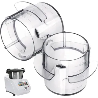 2 Stück Messbecher Cup, Messbecher Deckel Zubehör Kompatibel für Monsieur Cuisine Connect/Plus