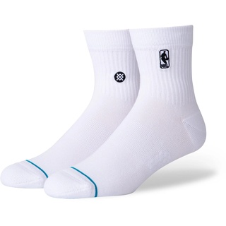 Stance Herren Logoman St Qtr Socken, White, L, A356A20LOG