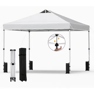 Fantask Faltpavillon 3 x 3 m Weiß