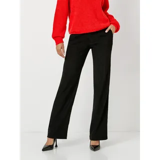 TONI Schlupfhose »Jenny Wide Leg« Sommerhose mit elastischem Bund, schwarz