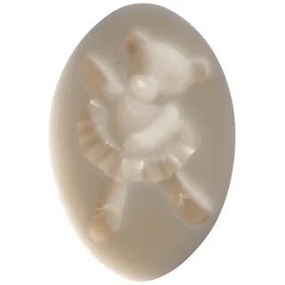 Silikomart | Silikonform für Zuckermasse BEAR, Form für Tortendekorationen, Prinz-Thema, Maße 143 x 124 x 41 mm,