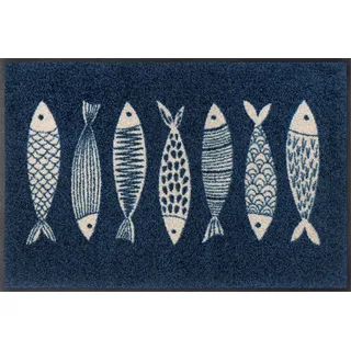 Wash+Dry Fish Tango 50 x 75 cm Blau