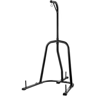 Vevor Boxsackständer Boxsackhalter Trainingsgerät aus Stahl (65 kg belastbar) freistehendes Sandsackgestell Ständer mit beschwerter Basis, Trainingsgerät für Fitness-Studio