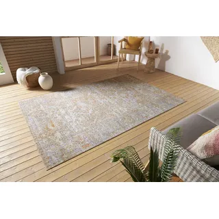 HANSE HOME Port Said Outdoor-Teppich 75 x 120 cm Creme/Rot