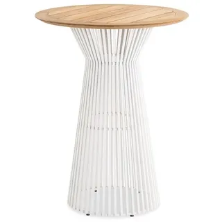 Niehoff Acore Bartisch Ø 80 x 103 cm Grau/Weiß