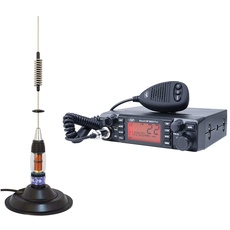 PNI CB-Funkpaket Escort HP 9001 PRO ASQ einstellbar, AM-FM, 12 V, 4 W + CB-Antenne ML70 26-30 MHz, 200 W, 70 cm, Magnet 145 mm enthalten