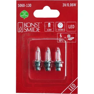 Konstsmide 5060-130 Ersatzbirne für Lichterketten 1 St. Grüne Steckfassung 3 V Warmweiß