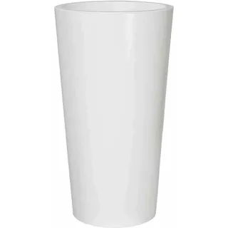 Pflanzkübel TUIT Ø33cm Höhe 61cm Blumenkübel Blumensäule Pflanzensäule weiss NEU