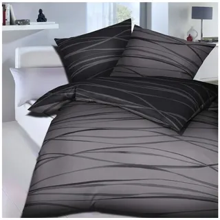 KAEPPEL Motion Mako-Satin zinn 155 x 220 cm + 80 x 80 cm