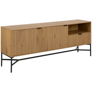 Actona Sideboard Jaipur Holzoptik Braun Eiche
