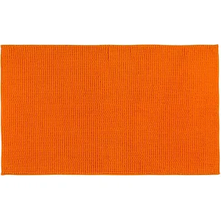 Gözze - Anti-Rutsch-Badematte, Superweich, 100% Mikrofaser, 50 x 70 cm - Orange