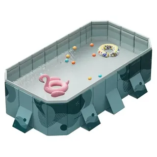 Schwimmbad, PVC-Konstruktion, faltbares Design, B, 3,0 m (286x167x50 cm)-a