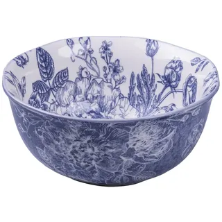 3er Set Schale Porzellan Blumendekor lila Fleurette