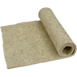 Kerbl Pet Nagerteppich, Käfigeinlage, Käfigmatte, 25x40x1cm, Hanf, Nager, fressbar, atmungaktiv, kompostierbar, Made in Germany