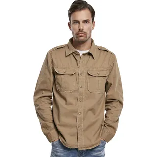 Brandit Textil Brandit Vintage Shirt Longsleeve Camel - XL