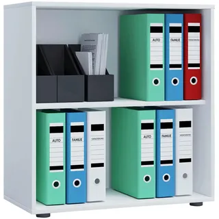 VCM Lona L Aktenregal 70 x 40 x 74 cm weiß