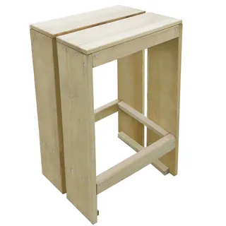 vidaXL Garten-Barhocker 2 Stk. Imprägniertes Kiefernholz - Grün