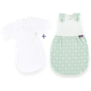 Träumeland S0102355 Schlafsack SET LIEBMICH Kuschelhase 3 teilig 68/74, mehrfarbig